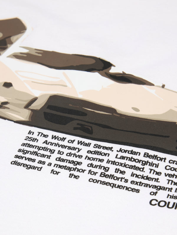 SOON TO BE ANNOUNCED, Countach T-Shirt - White, T-SHIRT, shopi go'da!