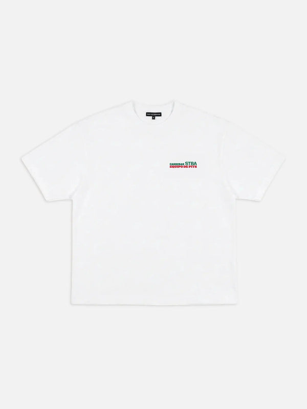 SOON TO BE ANNOUNCED Hermanos Rodrigez T-Shirt – beyaz, ön görünüm