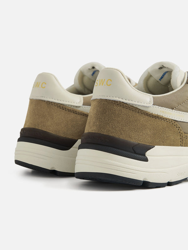 STEPNEY WORKERS CLUB - SNEAKER - Osier S-Strike Suede Mix - Desert - shopi go'da!.