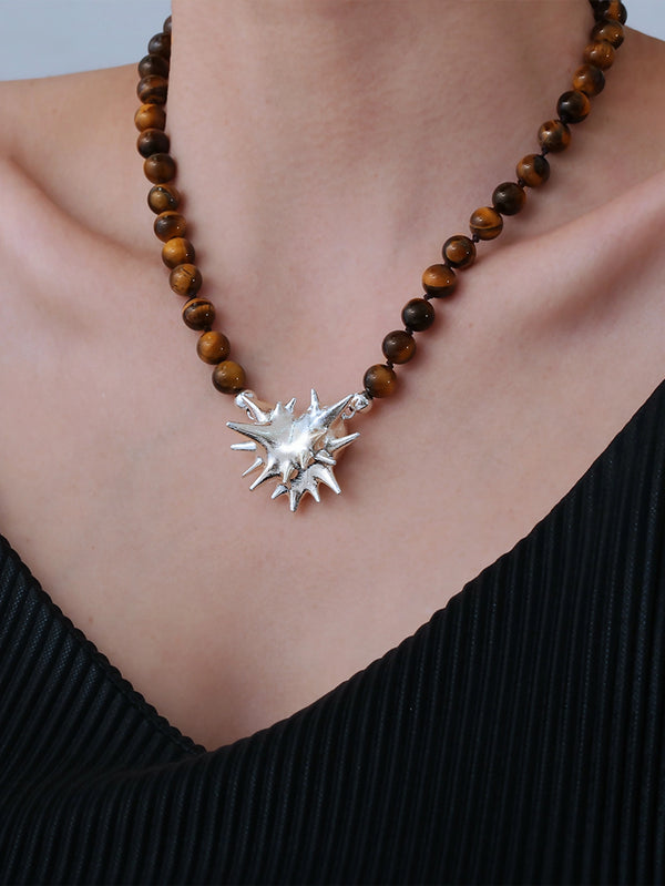STUDIO NOID - KOLYE - Space Time Necklace - Silver - shopi go'da!.