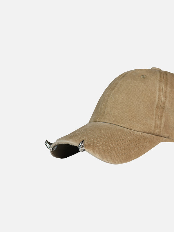 STUDIO NOID - ŞAPKA - Beige Cap - Gator's Bite - shopi go'da!.