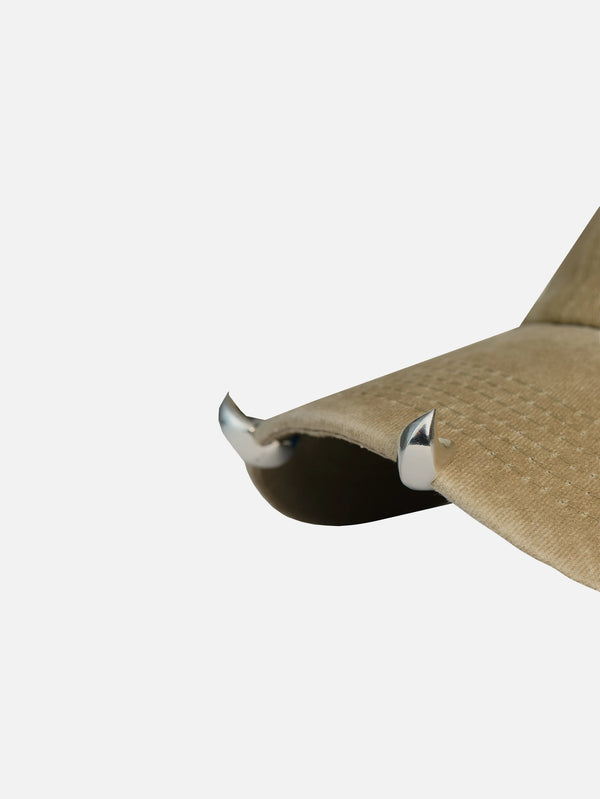 STUDIO NOID - ŞAPKA - Beige Cap - Horn - shopi go'da!.