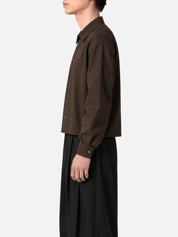 shopi go Sumida Boxy Shirt - Brown – kahverengi, yandan görünüm