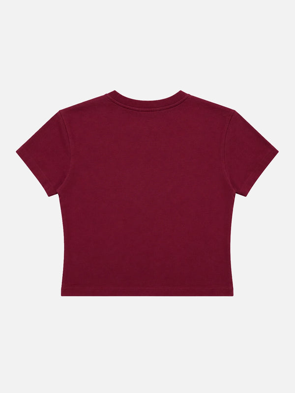 Terrace Baby Tee - Burgundy
