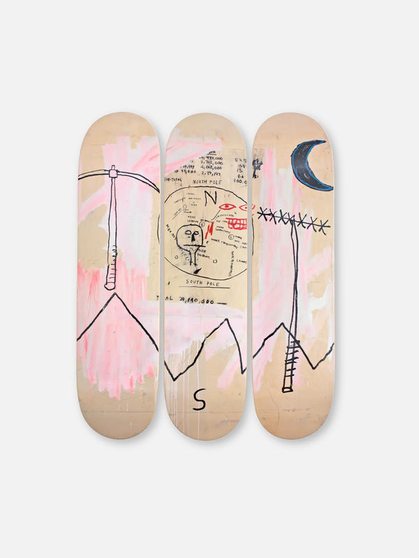 THE SKATEROOM - KAYKAY TAHTASI - Jean-Michel BASQUIAT Both Poles - shopi go'da!.