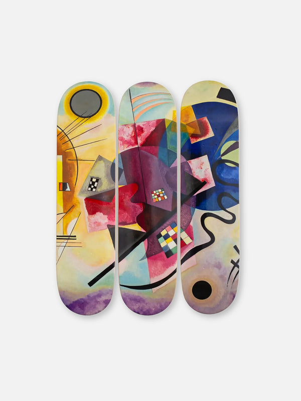 THE SKATEROOM - KAYKAY TAHTASI - Wassily KANDINSKY Yellow-Red-Blue - shopi go'da!.