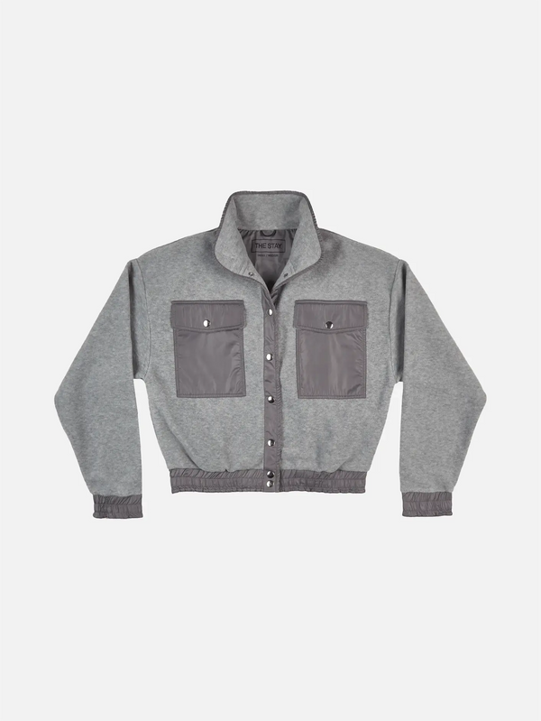 THE STAY LINE - CEKET - Oribu Polar Bomber Ceket - Gri - shopi go'da!.