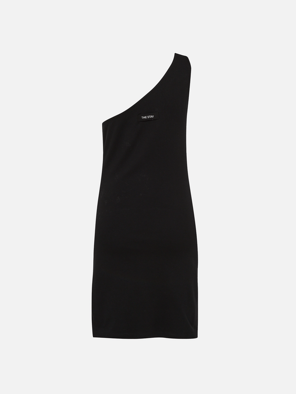 THE STAY LINE - ELBİSE - Skye Tek Omuz Askılı Elbise - Siyah - shopi go'da!.