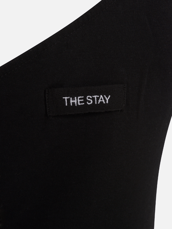 THE STAY LINE - ELBİSE - Skye Tek Omuz Askılı Elbise - Siyah - shopi go'da!.