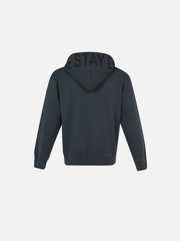THE STAY LINE - HIRKA - Denis Kapüşonlu Fermuarlı Sweatshirt - Antrasit - shopi go'da!.