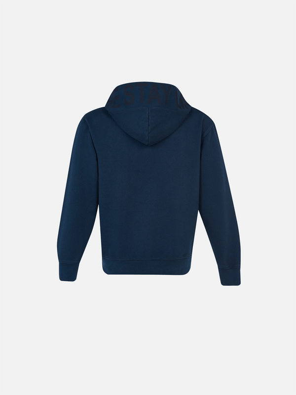 THE STAY LINE - HIRKA - Denis Kapüşonlu Fermuarlı Sweatshirt - Lacivert - shopi go'da!.