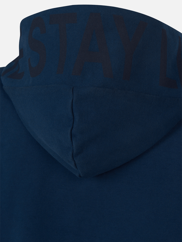 THE STAY LINE - HIRKA - Denis Kapüşonlu Fermuarlı Sweatshirt - Lacivert - shopi go'da!.