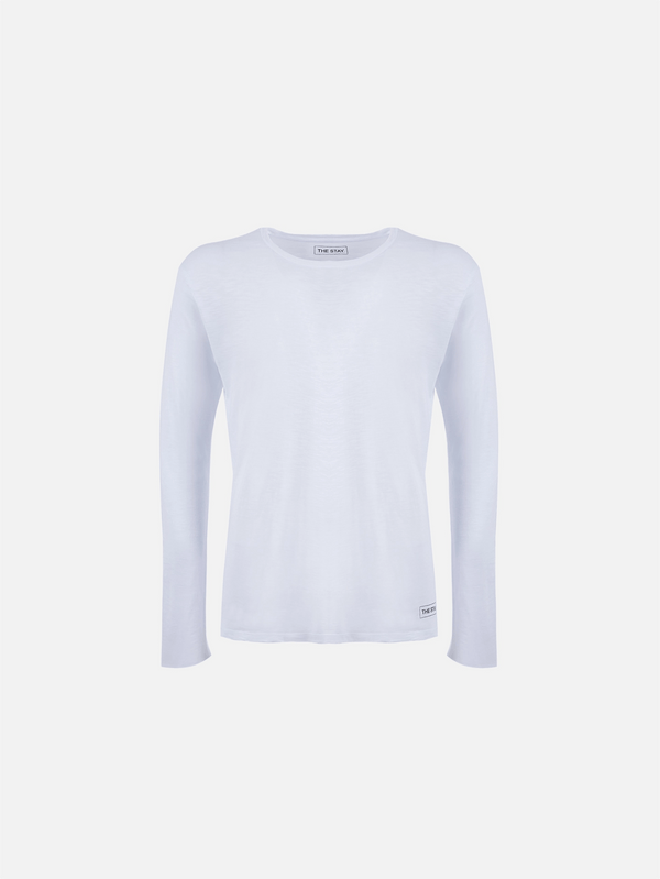 THE STAY LINE - T-SHIRT - Bobo Uzun Kollu T-Shirt - Beyaz - shopi go'da!.