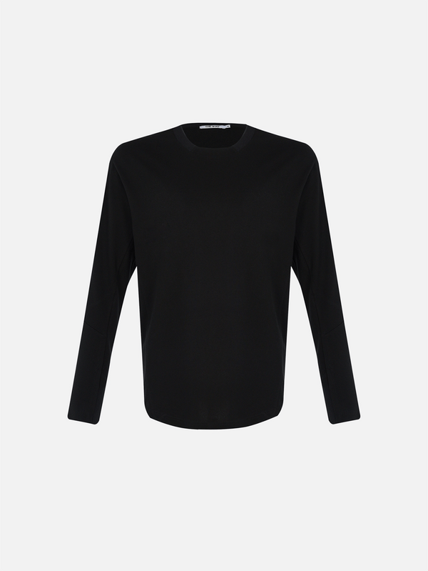 THE STAY LINE - T-SHIRT - Matteo Uzun Kollu T-Shirt - Siyah - shopi go'da!.