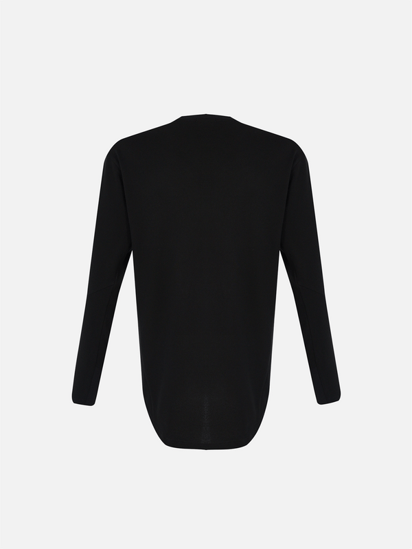 THE STAY LINE - T-SHIRT - Matteo Uzun Kollu T-Shirt - Siyah - shopi go'da!.
