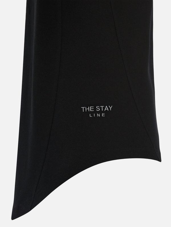 THE STAY LINE - T-SHIRT - Matteo Uzun Kollu T-Shirt - Siyah - shopi go'da!.