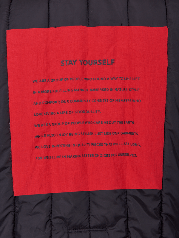 THE STAY LINE - YELEK - Kisha Puffer Yelek - Siyah - shopi go'da!.