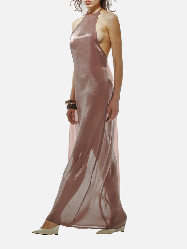THE TACCA - ELBİSE - Muselight Dress - Brown - shopi go'da!.