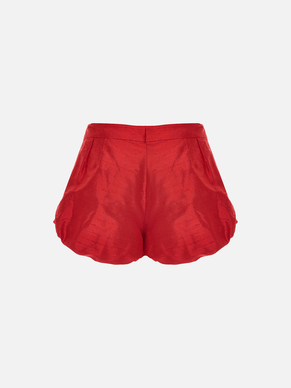 THE TACCA - ŞORT - Marianne Balloon Shorts - Red - shopi go'da!.