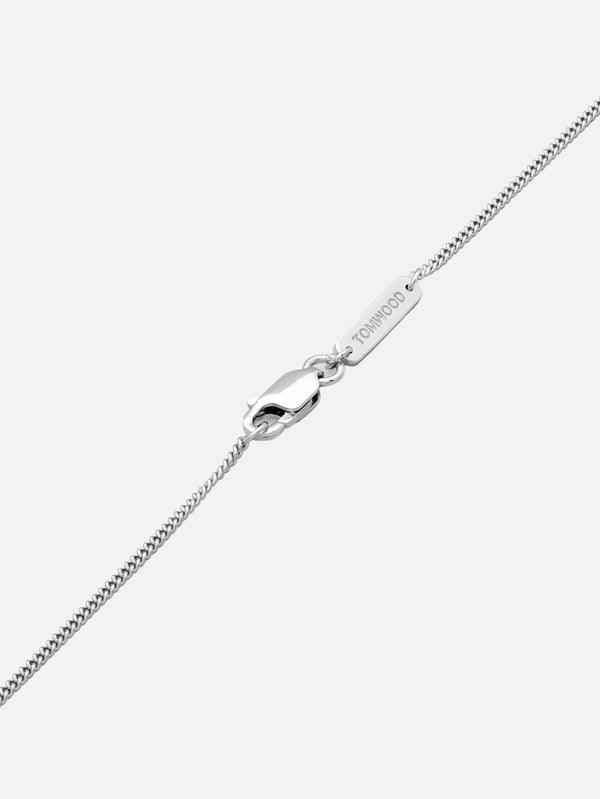 TOM WOOD - KOLYE - Bao Pendant - Silver - shopi go'da!.