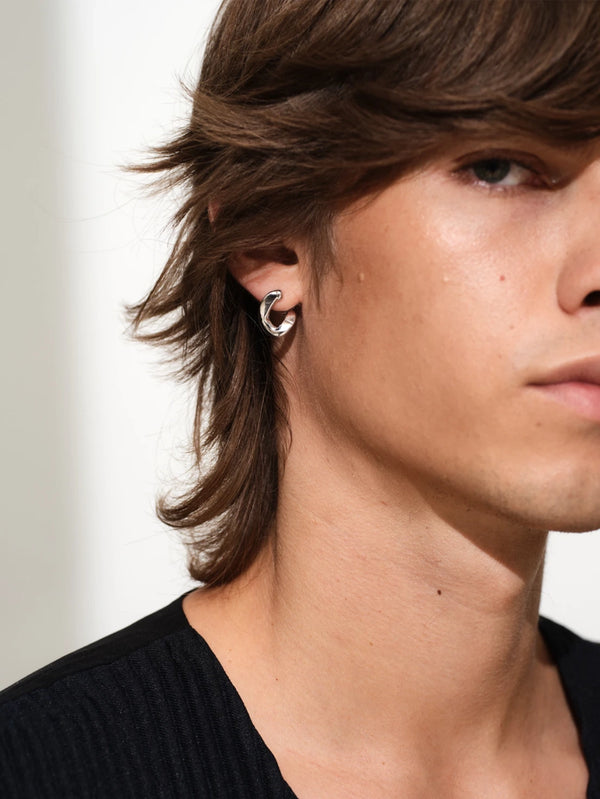 TOM WOOD - KÜPE - Dean Hoops - Silver - shopi go'da!.