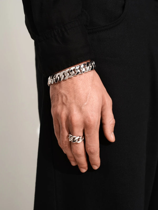TOM WOOD - YÜZÜK - Dean Ring - Silver - shopi go'da!.