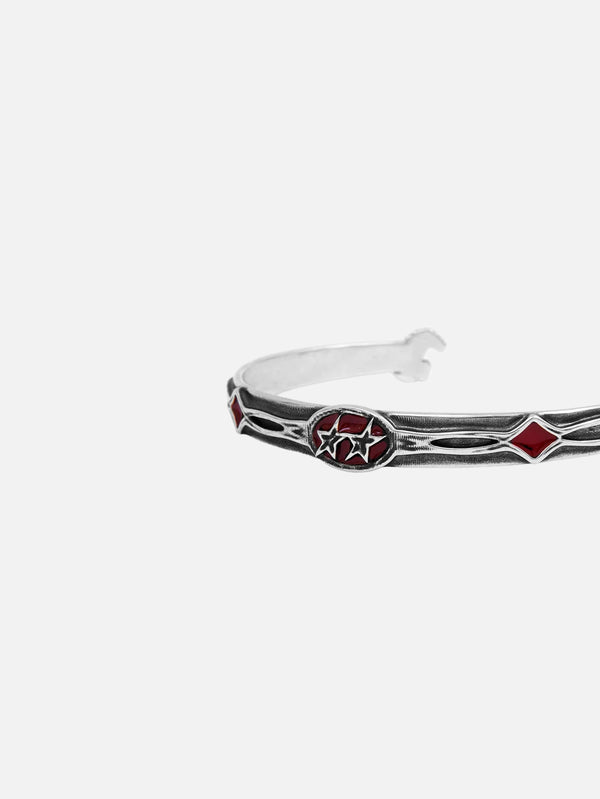 TWOJEYS - BİLEKLİK - Duke+Dexter Wild Horse Bangle - Silver - shopi go'da!.
