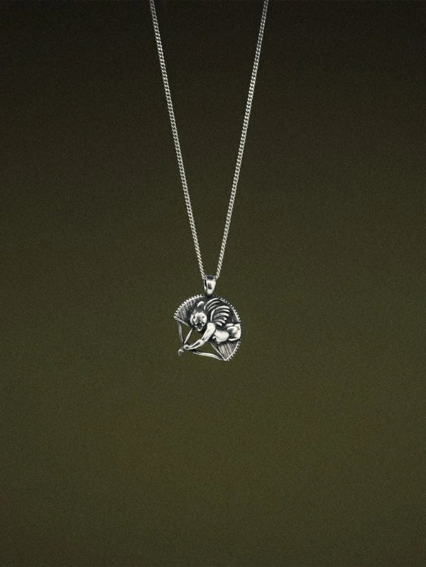 TWOJEYS - KOLYE - Cupid Necklace - Silver - shopi go'da!.