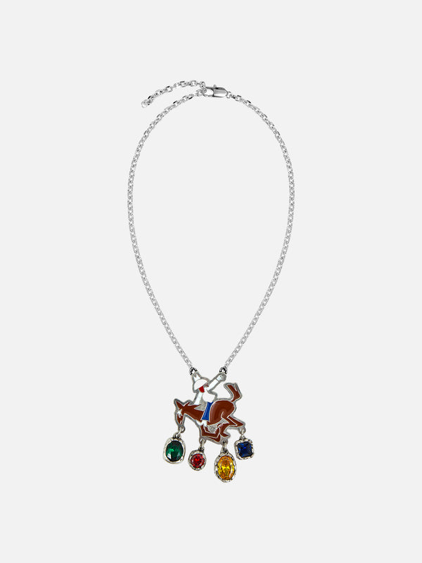 TWOJEYS - KOLYE - Ignorant Cowboy Necklace - Silver - shopi go'da!.