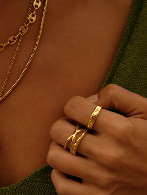 TWOJEYS - YÜZÜK - Arizona Ring - Gold - shopi go'da!.