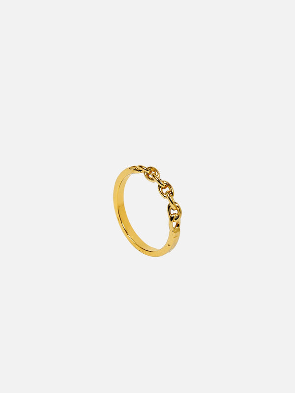 TWOJEYS - YÜZÜK - Chain Ring - Gold - shopi go'da!.