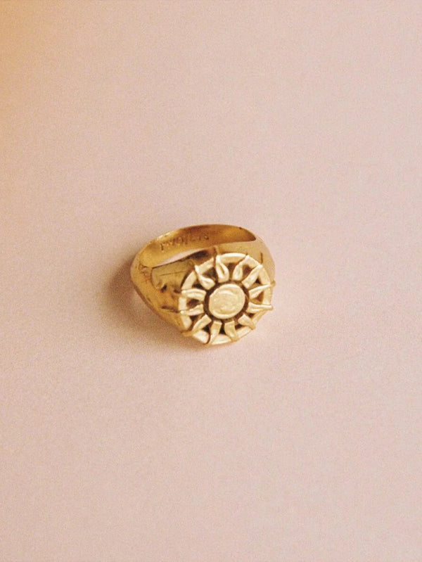 TWOJEYS - YÜZÜK - Organic Sun Ring - Gold - shopi go'da!.