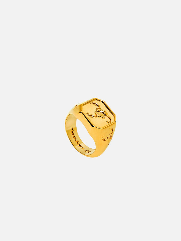 TWOJEYS - YÜZÜK - Scorpio Ring - Gold - shopi go'da!.