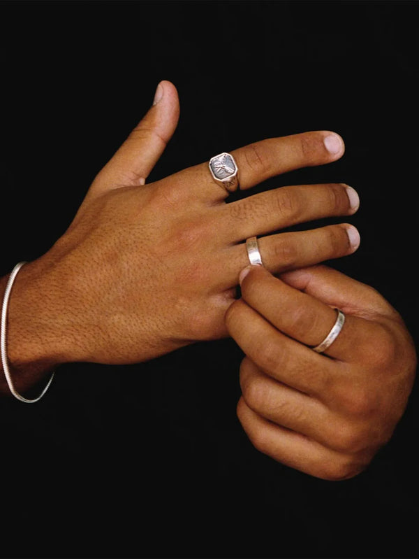 TWOJEYS - YÜZÜK - Mad Max Ring - Silver - shopi go'da!.