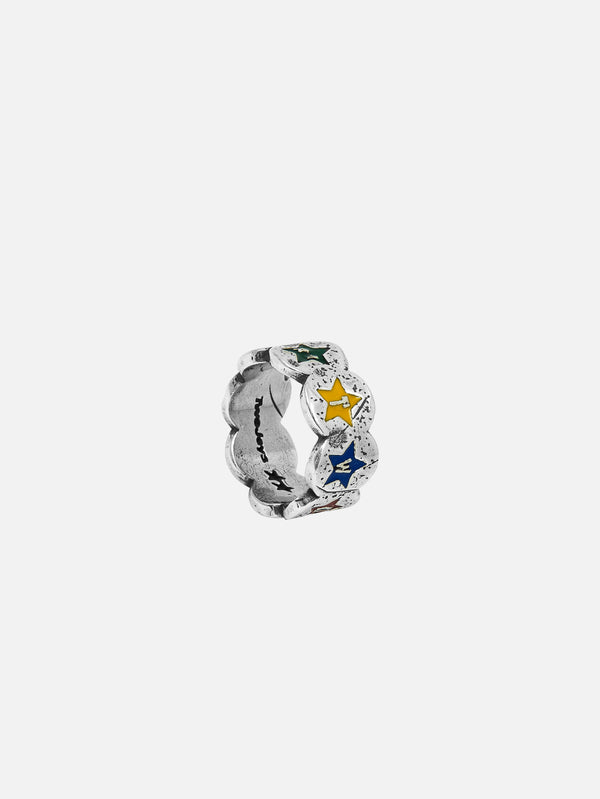TWOJEYS - YÜZÜK - Circles & Stars Ring Color - Silver - shopi go'da!.