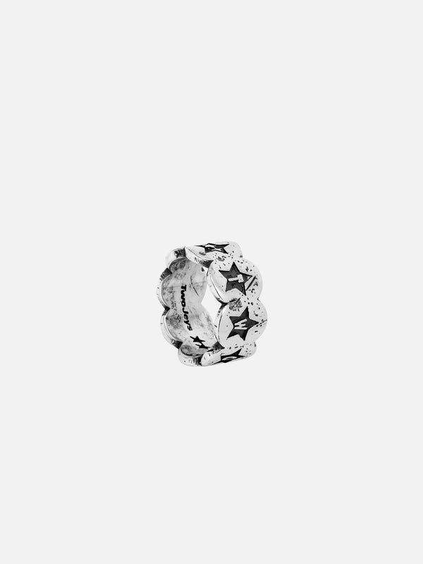 TWOJEYS - YÜZÜK - Circles & Stars Ring - Silver - shopi go'da!.