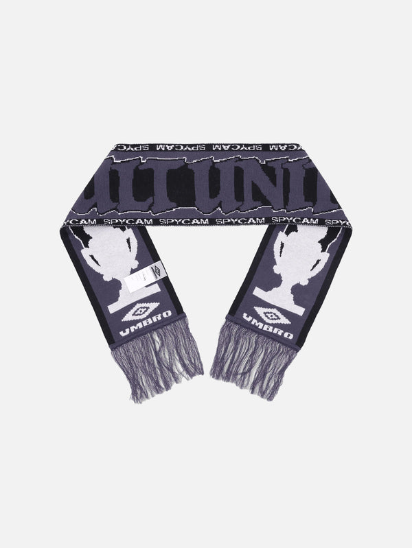UMBRO - ATKI - Cult Unity Scarf - Black Grey - shopi go'da!.