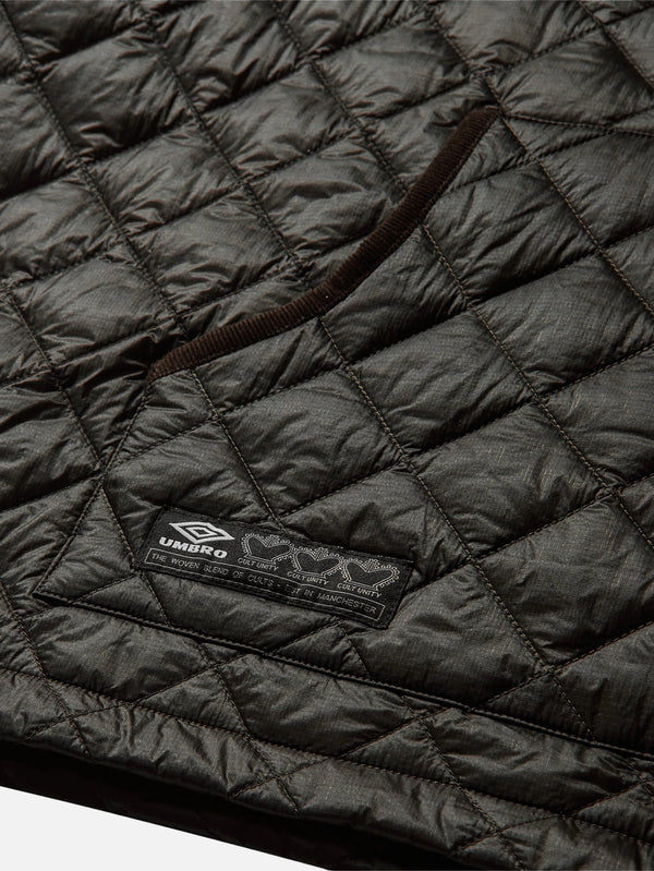 UMBRO - CEKET - Masked Diamond Anorak - Dark Olive - shopi go'da!.