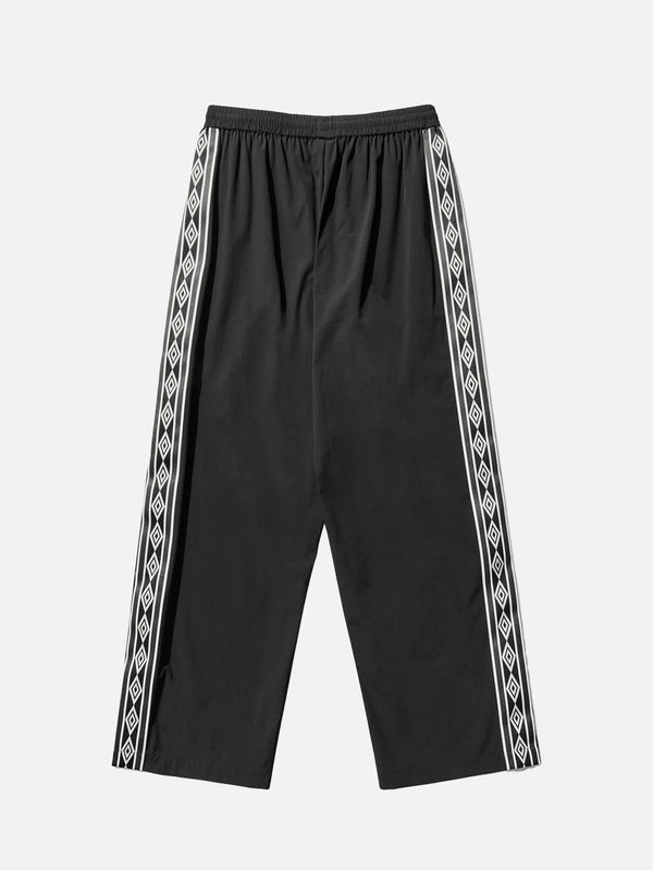 UMBRO - EŞOFMAN ALTI - Og Tape Track Pants - Black - shopi go'da!.