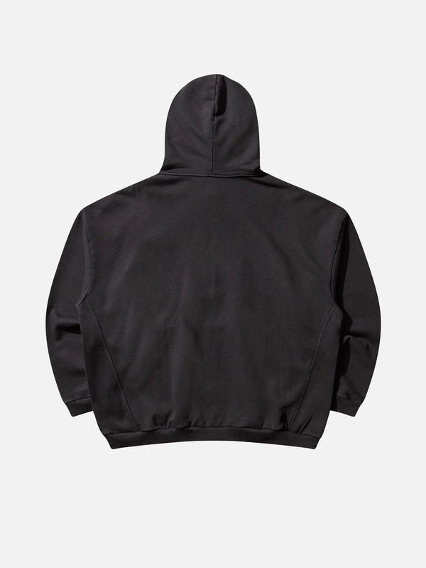 VANS - SWEATSHIRT - A.O.D. Oval Logo Hoodie - Washed Black - shopi go'da!.