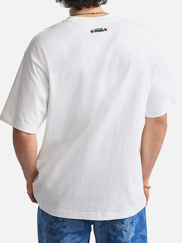 VANS - T-SHIRT - Skate Atiba Haze Curb Crew SS Tee - White - shopi go'da!.