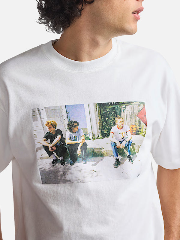 VANS - T-SHIRT - Skate Atiba Haze Curb Crew SS Tee - White - shopi go'da!.