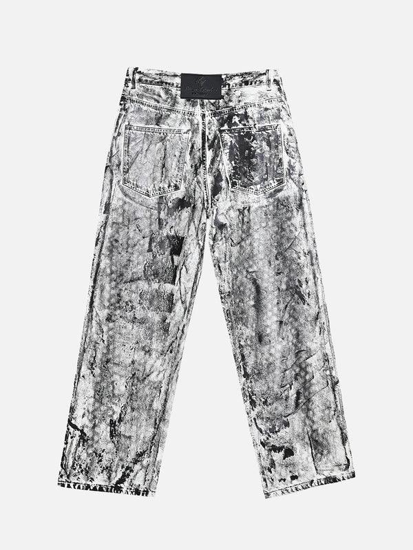 WUEN İSTANBUL - PANTOLON - Wax Pant - White/Black - shopi go'da!.
