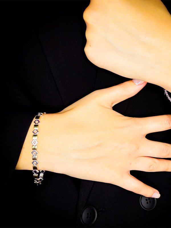X STUDIO - BİLEKLİK - Silhouette Bracelet - Gold/Silver - shopi go'da!.
