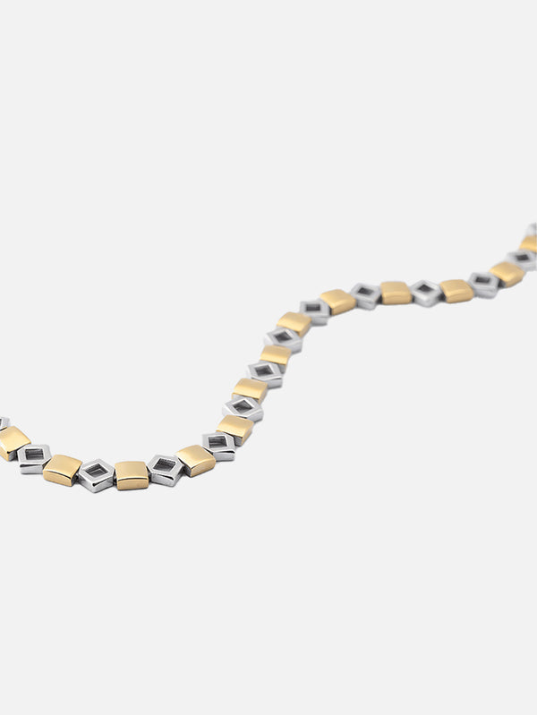 X STUDIO - KOLYE - Silhouette Necklace - Gold/Silver - shopi go'da!.