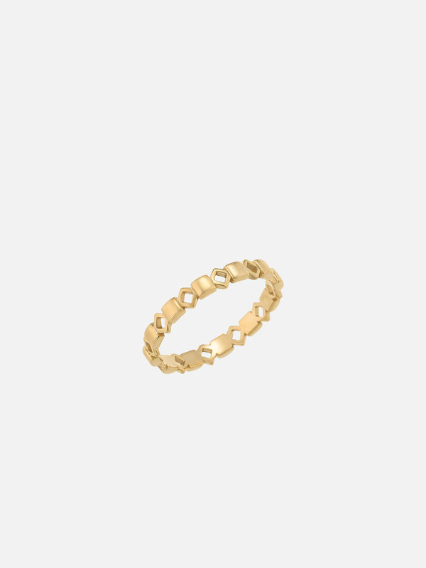 X STUDIO - YÜZÜK - Silhouette Ring / 3,5 mm - Gold - shopi go'da!.