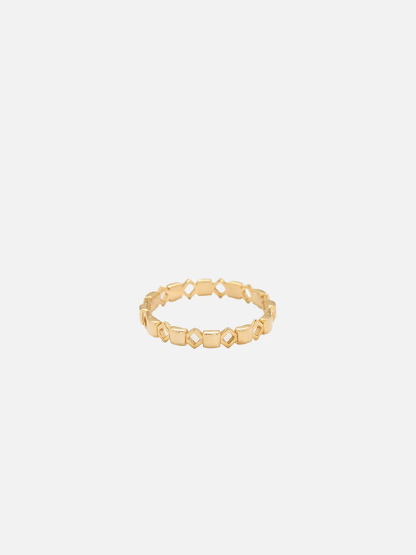 X STUDIO - YÜZÜK - Silhouette Ring / 3,5 mm - Gold - shopi go'da!.
