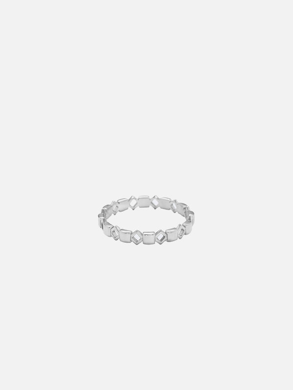 X STUDIO - YÜZÜK - Silhouette Ring / 3,5 mm - Silver - shopi go'da!.