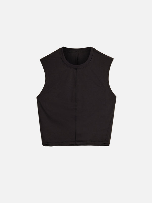 Y-3 - ATLET - Y-3 Running Cropped Tank Top - Black - shopi go'da!.