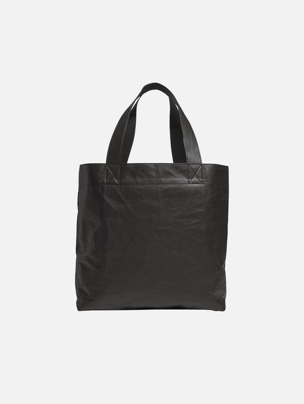 Y-3 - ÇANTA - Y-3 Leather Tote Bag - Black - shopi go'da!.